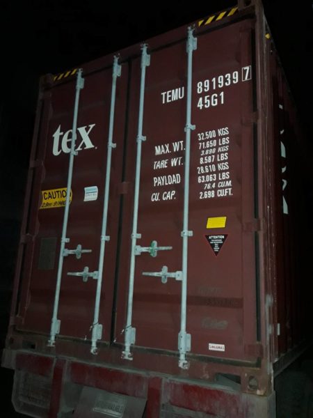 Unloading container at RPJ ALABANG